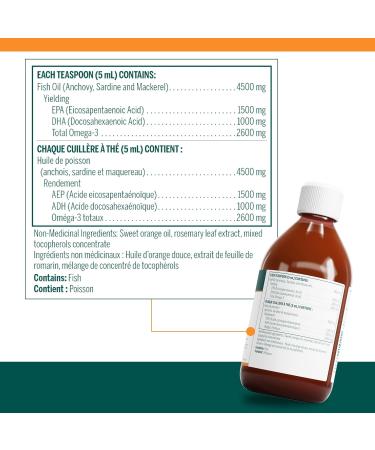 Genestra Brands - Super EFA Forte Liquid - Support for Cognitive and Cardiovascular Health* - 500 ml Liquid - Natural Orange Flavour - Buy Online on GoSupps.com
