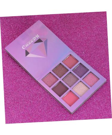 Healvian 2pcs 9 Makeup Palette Eyeshadow Women Eye Shadow Metallic Eye Shadow Palettes Purple - Buy Online on GoSupps.com
