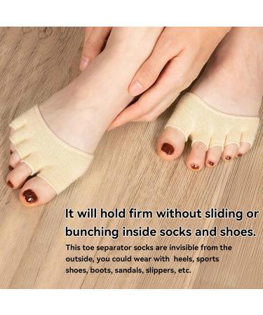 Metatarsal Pads for Foot Pain Relief | Soft Fabric Cushions Toe Separators & Toeless Sleeves | 3 Pairs for Metatarsalgia & Morton's Neuroma - Buy Online on GoSupps.com