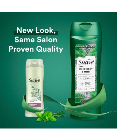 Suave Rosemary &amp; Mint Shampoo &amp; Conditioner Set - Hair Strengthening Invigorating Clarifying 12.6 Oz Each | International Shipping - Buy Online on GoSupps.com