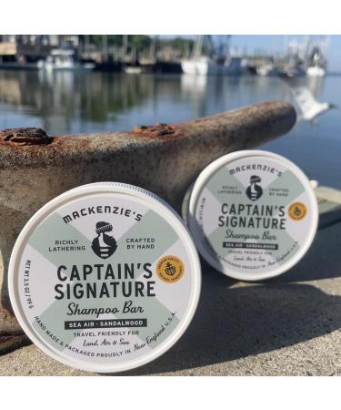 MACKENZIE S Captain's Signature Shampoo Bar - Best Gifts for Fishermen & Men - Deep Cleaning Travel Friendly 3.5 OZ - Buy Online on GoSupps.com