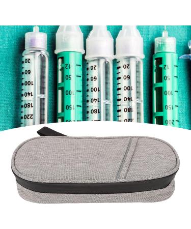 Insulin Cooler Bag for Diabetic Pens - Gray, Portable Cooling Pouch for Indoor & Outdoor Travel - Buy Online on GoSupps.com