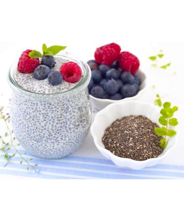 Kr uterland Organic Chia Seeds 500g - 100% Pure Vegan & Gluten-Free Salvia Hisp nica | Premium Quality Superfood for International Shipping - Buy Online on GoSupps.com