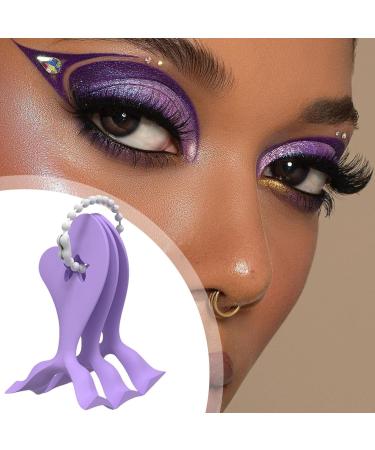 Arrovarp Eyeliner makeup stencil Eyeliner makeup tool 3Piece Eyeshadow Contour Guide for Beginners Beauty Tool Eyelash Shaper Helper for Business Dates Performance Commuting Purple - Buy Online on GoSupps.com