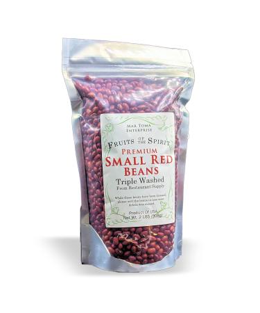 FOTS Small Red Beans Dry- 2 Pounds, Great For Louisiana Style Red Beans And Rice, Jambalaya, Creole, Baked Beans, Fruits Of The Spirit Brand