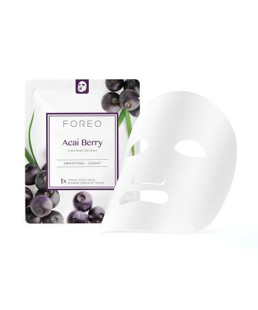 Foreo Acai Berry Sheet Mask 3-Pack | Hydrating Antioxidant Formula | Vegan & UFO Device Compatible - Buy Online on GoSupps.com