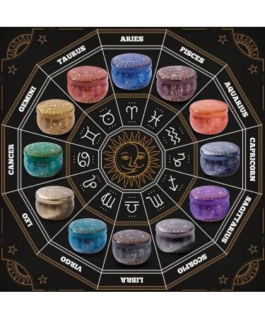 Scented Candles Gift Set for Women - 12 Pack Soy Wax Travel Tins for Aromatherapy & Home Decor | Perfect Birthday Gift - Buy Online on GoSupps.com