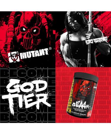 Mutant GEAAR - 9.4g of EAA Powder + Arginine 7g BCAAs 4g Leucine Electrolytes Coconut Water 30 Servings - Fruit Punch - Buy Online on GoSupps.com