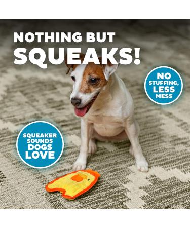 Outward Hound Invincibles Minis Heavy Duty Squeaky Dog Toy Mini Chicken XS Durable Yellow Toy for Small Dogs - Buy Online on GoSupps.com