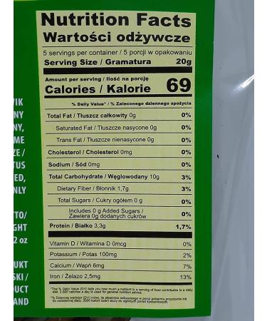 Seweryn Dried Porcini Mushrooms 100g - GMO Free Borowik Szlachetny Whole Caps String - Imported from Poland - Buy Online on GoSupps.com