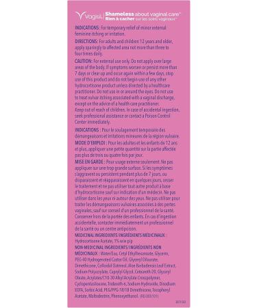 Vagisil Hydrocortisone Anti-Itch Creme Intensive Repair for Feminine Intimate Areas Gynecologist Tested 30g - Buy Online on GoSupps.com