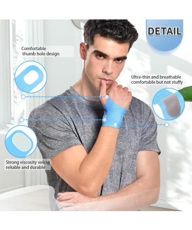 Ultra Thin Wrist Brace Support for Carpal Tunnel - Adjustable Velcro Wrist Wraps for Tendonitis & Arthritis Pain Relief - Breathable Gray One Piece - Buy Online on GoSupps.com