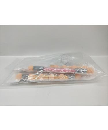 Belvanr Sponge Tool Nail Art Set | 3 Spit Double Head Ombre Sponge & 12 Replacement Heads | Professional Nail Art Rendering & Silicone Stamp Tools - Buy Online on GoSupps.com