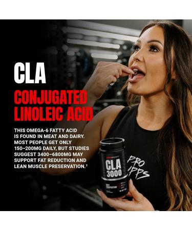 PROSUPPS CLA 3000 Lean Body Composition Support - Stim-Free Conjugated Linoleic Acid Workout Supplement for Weight Management & Appetite Support with Omega 6 Fatty Acid - Gym & Fitness - 90 Softgels - Buy Online on GoSupps.com