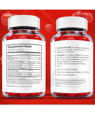 Real Vita Keto Gummies 2 Pack - Vegan Formula with ACV, B12, and Beet Root Juice (120 Gummies) - Buy Online on GoSupps.com