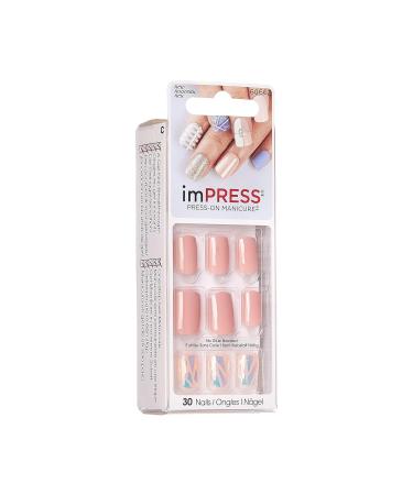 Broadway Impress Shimmer - 1 Pack of 24 High-Quality Nail Tips for Stunning Manicure | International Shipping Available - Buy Online on GoSupps.com