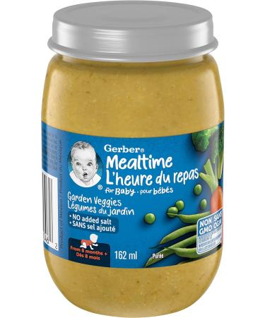 Gerber Mealtime Pur e Garden Veggies Jar 12x162ml - Buy Online on GoSupps.com