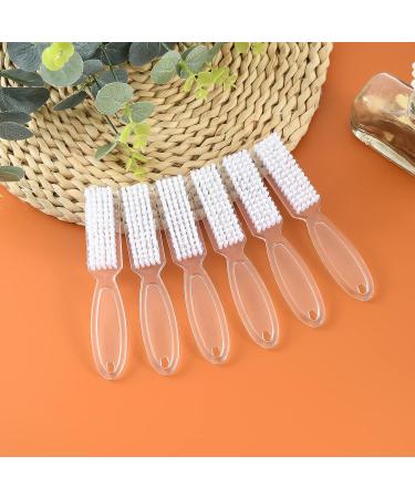 Fingernail Cleaner Brush 6 Pack with Handle Grip - Nail Scrub Brushes for Hand and Foot Pedicure - Buy Online on GoSupps.com