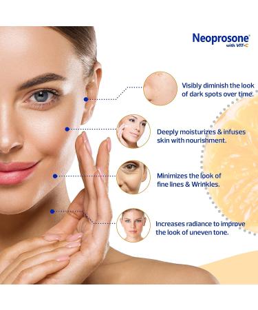 NEOPROSONE Skin Brightening Cream 1.7 Fl oz/50 ml with Vitamin C & Alpha Arbutin - Buy Now for Radiant Skin - Buy Online on GoSupps.com