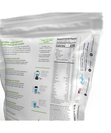 Lean1 Chocolate 5 Pound - Fat Burning Meal Replacement (37 Servings) | Best International Shipping - Buy Online on GoSupps.com