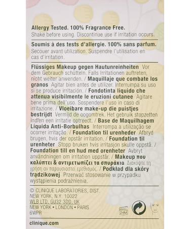 Clinique Anti-Blemish Solutions Makeup Foundation 30 ml - Clear, Smooth Skin Coverage - Buy Online on GoSupps.com
