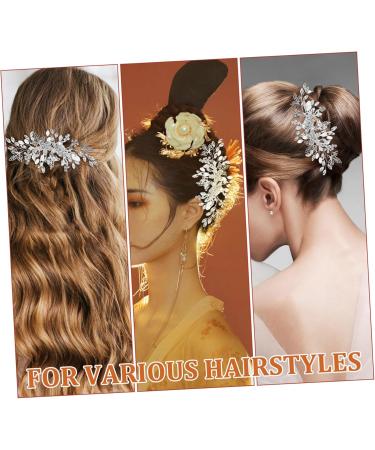 HAPINARY Rhinestone Tuck Comb Wedding Accessories for Brides Wedding Hair Comb Bridesmaid Hair Comb Bridal Hair Comb Bride Hair Side Comb Flower Side Comb Flower Girl Hair Accessory Metal - Buy Online on GoSupps.com