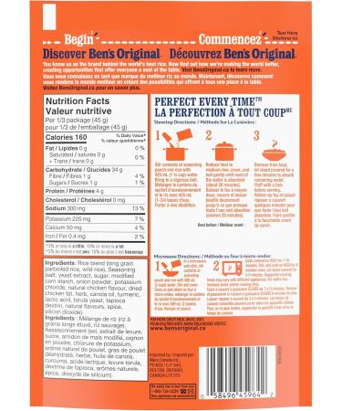 BEN'S ORIGINAL FAST & FANCY Homestyle Chicken Flavour & Wild Rice 12PK CASE Homestyle Chicken Flavour & Wild Rice (12 Pack) 12 - Buy Online on GoSupps.com