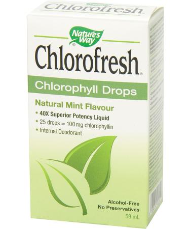Buy Nature's Way Chlorofresh Chlorophyll Drops - Mint Flavor, 2 fl oz | Freshen Up! - Buy Online on GoSupps.com