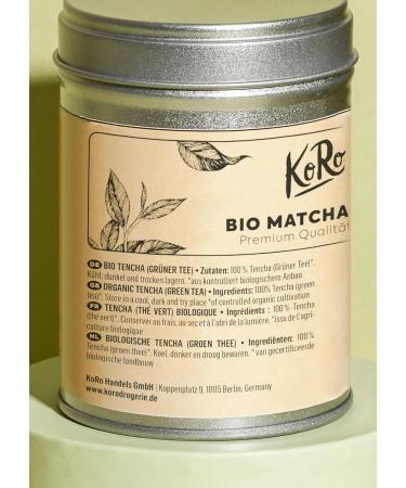KoRo - Th Matcha bio japonais Mizu 80 g - Qualit premium naturel et d tox en vrac Mizu Pack de 1 - Buy Online on GoSupps.com