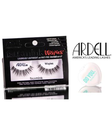 Ardell Professional Faux Mink Designer Lash Collection (with Sleek Compact Mirror) (Wispies)