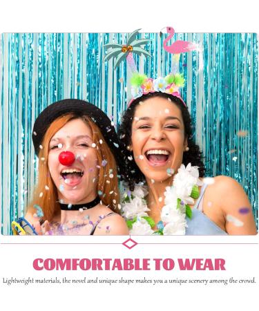 FRCOLOR 1pc Hawaiian Hair Accessories Makeup Hairband Summer Headband Novelty Headbands Tropical Headband Summer Party Palm Tree Head Bopper Apparel Make up Beach Vacation Non-woven Fabric - Buy Online on GoSupps.com