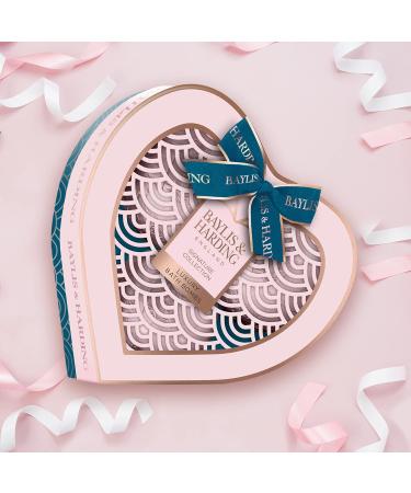 Baylis & Harding Jojoba Vanilla & Almond Oil Luxury Bath Bomb Heart Trio Gift Set - Vegan Friendly - Buy Online on GoSupps.com