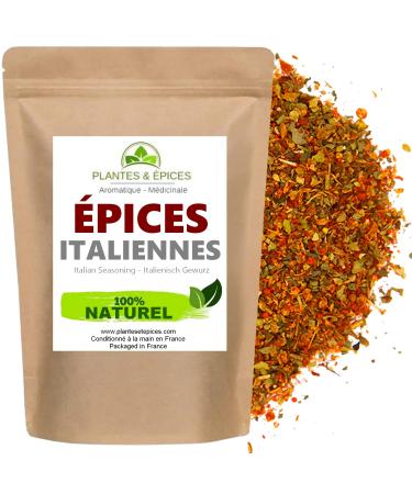 P&E Plants & Spices - Organic Spice Mix for Bruschetta Seasoning 200g - Italian Cuisine - Biodegradable Freshness Bag