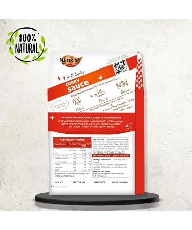 Hot & Spicy Curry Sauce Spice Mix 60g | Instant Indian Spice | No need to add onion ginger garlic salt or any other spice - Buy Online on GoSupps.com
