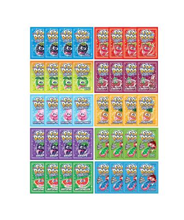 Tiltay Pop Boom Popping Candy  10 Flavor Assortment, Strawberry, Cherry Cola, Green Apple, Blue Raspberry, Watermelon, Grape, Pineapple, Cotton Candy  40 Packs 0.33 Ounce (Pack of 40)