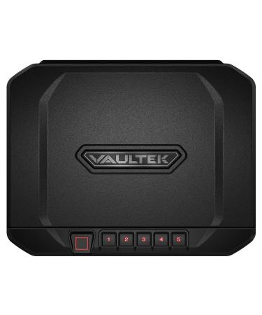 VAULTEK VS20i Biometric Handgun Bluetooth 2.0 Smart Safe Pistol Safe with Auto-Open Lid and Rechargeable Battery (Biometric) Covert Black (Biometric)