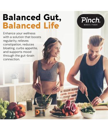 Pinch Magic Sugar Free Fiber Powder Light Tropical Flavor Psyllium Husk with Bromelain & Vitamins C & D Vegan Gluten-Free Clean Label USA-Made GMP-Certified 28-Day Supply Tropical 6.8 Ounce (Pack of 1) - Buy Online on GoSupps.com