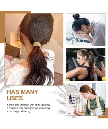 Premium Hair Ties - 50 Pack No Metal Rubber Bands for Women Men & Children - Sularpek - Buy Online on GoSupps.com