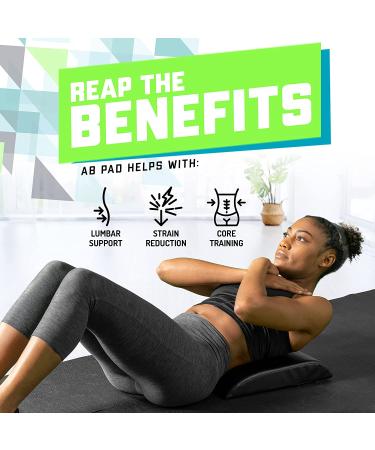 Elite Sportz Equipment Ab Mat - High Density Foam Sit Up Mat for Abs & Back Support - Buy Online on GoSupps.com