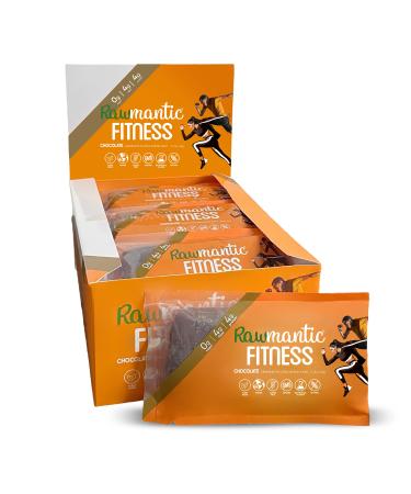Rawmantic Vegan Plant Based Protein Bar (Pack of 12) Blend of Raw Chocolate, Seeds Grains & more, Sweetened with Tapioca Fiber, No Artificial Flavors, Dairy-Free, Gluten-Free & Guilt-Free Snacks
