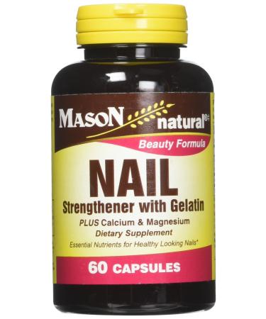 Mason Natural Nail Strengthener with Gelatin 60 Capsules