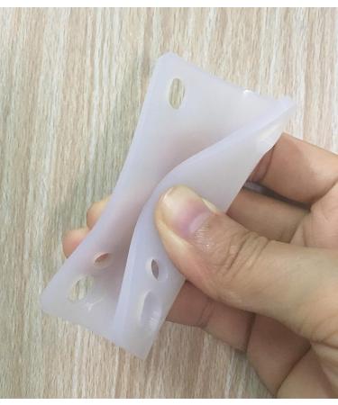 DreamFire 1/8 Skateboard Riser Pads - 2pcs White Silicone Shock Pad for Longboard Penny Board | 3mm Thickness - Buy Online on GoSupps.com