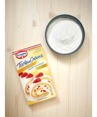 Buy Dr. Oetker Vanilla Cake Cream 140g - International Shipping Available | Premium Baking Ingredients - Buy Online on GoSupps.com