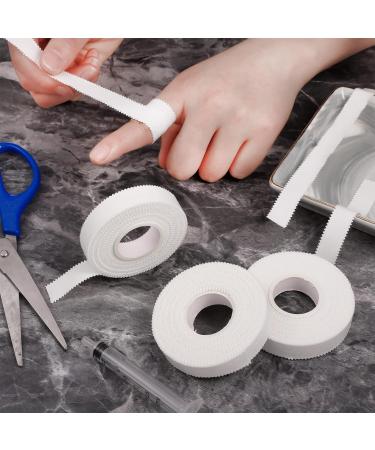Zinc Oxide Tape 4 Rolls - Breathable Finger & Wrist Strapping Tape - Cohesive Bandage for First Aid & Sports - 1.25cm x 10m - Buy Online on GoSupps.com