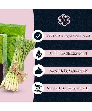 Buy Panu Lemongrass Soap - Vegan Solid Shower & Shampoo Bar for All Skin Types | Natural 110g Premium Soap - Buy Online on GoSupps.com