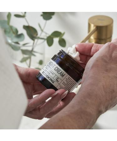 Ecooking Nourishing & Rejuvenating Night Cream 50ml | Natural Red Algae & Pumpkin Seed Extract | Anti Aging Face Cream | Reduces Fine Lines & Wrinkles | Firming & Hydrating - Buy Online on GoSupps.com
