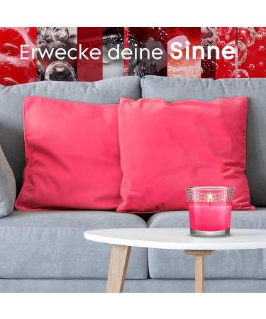 Glade Long-Lasting Scented Candle - Bubbly Berry Splash Pack of 4 (4x224g) | Shop Internationally - Buy Online on GoSupps.com