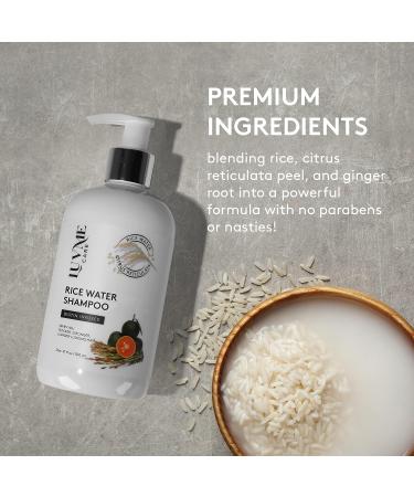 Rice Water Hair Shampoo with Biotin: for Thicker and Fuller Hair - for All Hair Types - for Men and Women (10 FL OZ) - Buy Online on GoSupps.com