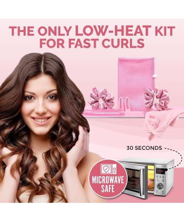Jelly Curls Blue Gel Curler for Damage-Free Long Hair - Heatless Alternative to Curling Rods (Pink) - Buy Online on GoSupps.com