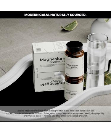 Clenvia Magnesium Glycinate Capsules 220mg Chelated Bisglycinate High Absorption Formula 90 Capsules Non-GMO Gluten-Free Made in USA - Buy Online on GoSupps.com